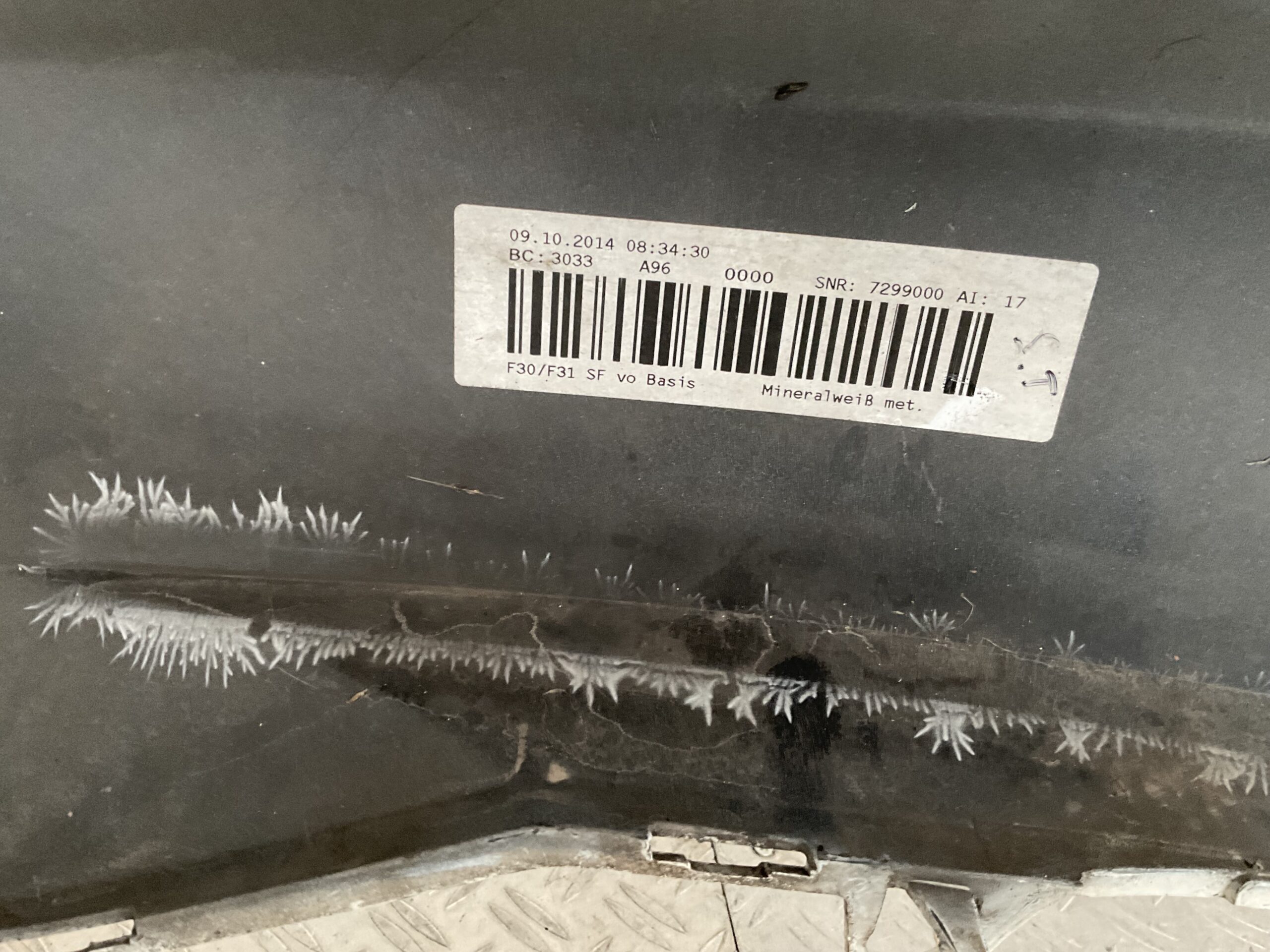 Bumper BMW 3 Serie F30 F31 Normaal 51117371736 Voorbumper K7-16194z