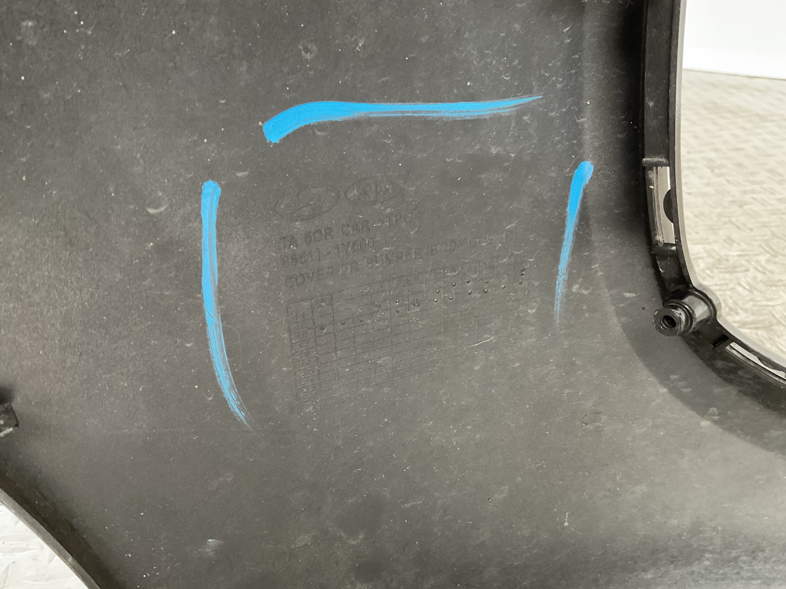 Bumper Kia Picanto 15-17 FACELIFT 86511-1Y500 Voorbumper G3-16240z