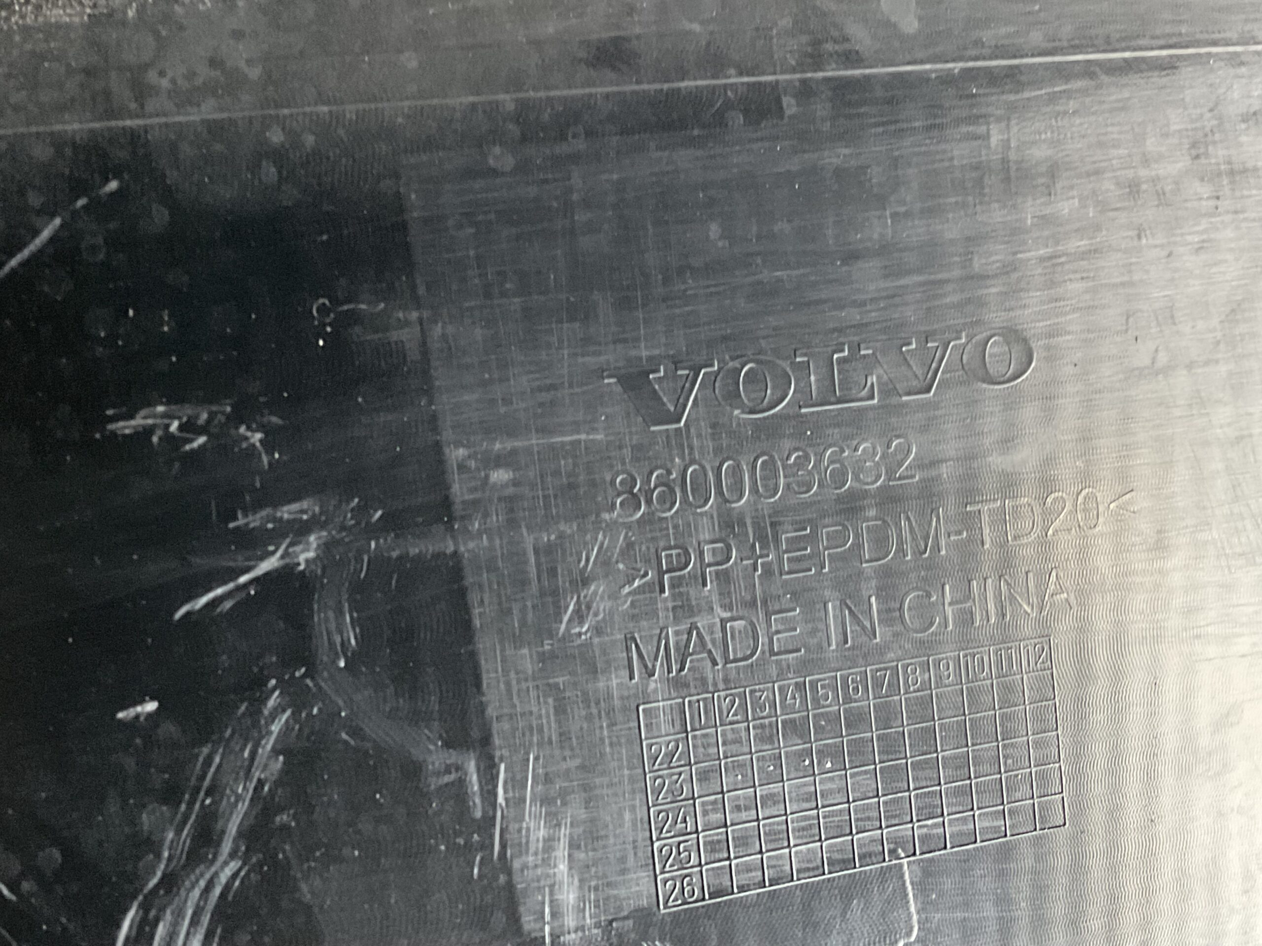 Bumper Volv EX30 EX-30 23- 860003632 Voorbumper F5-16507z