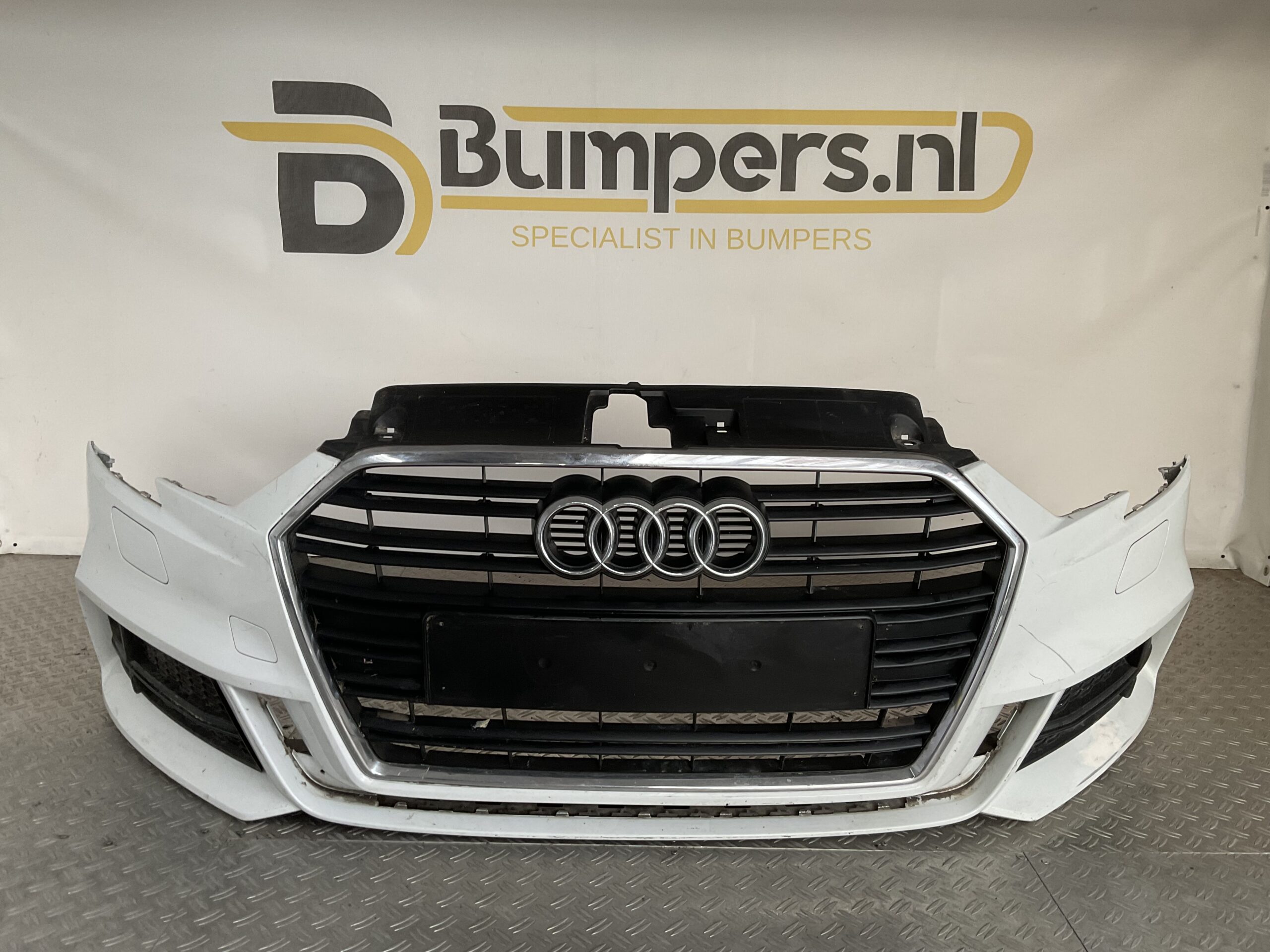 Bumper Audi A3 8V S3 Sline S-Line Facelift kls 17-21 8v3853651 Voorbumper H3-16718z