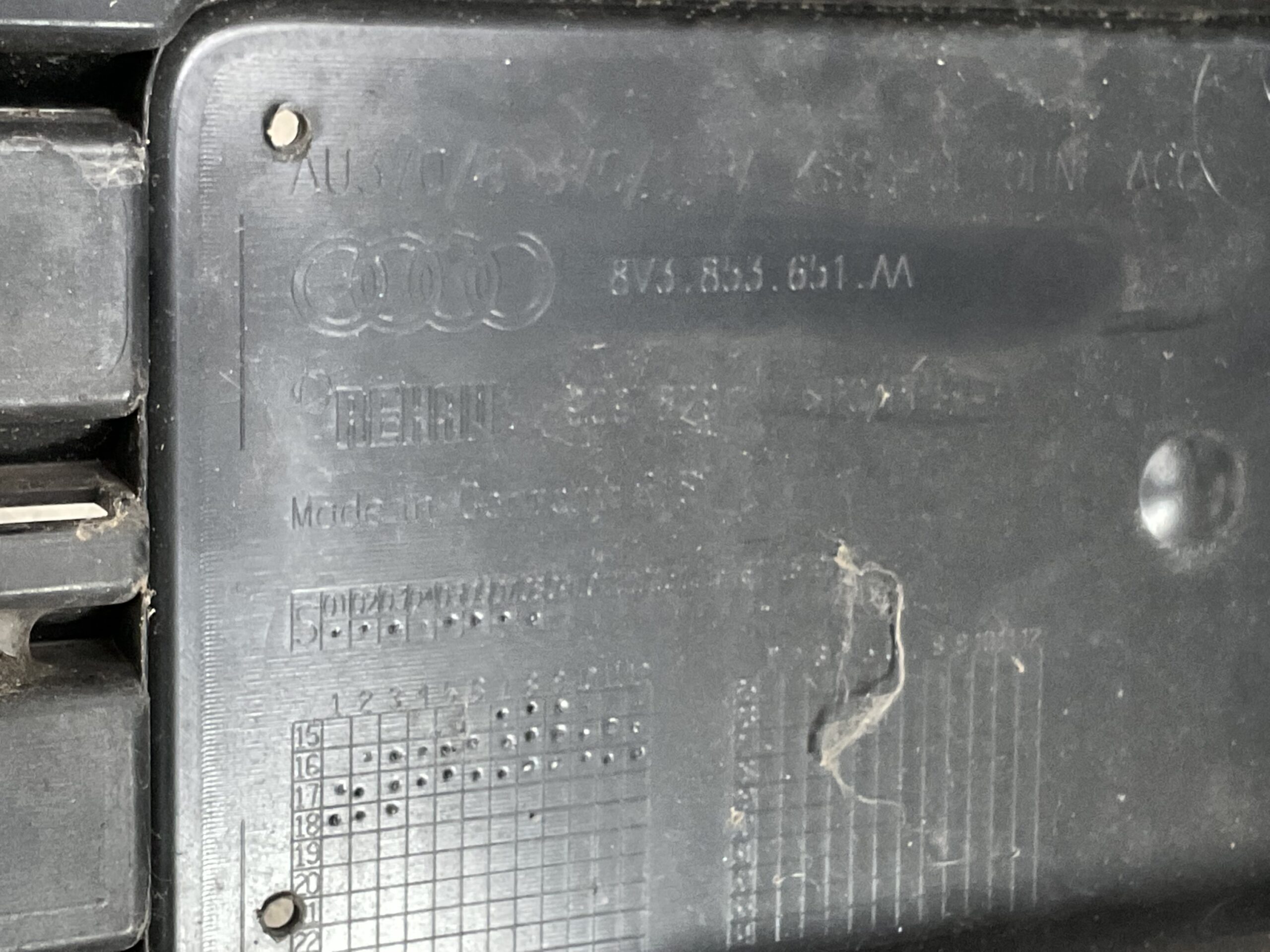 Bumper Audi A3 8V S3 Sline S-Line Facelift kls 17-21 8v3853651 Voorbumper H3-16718z