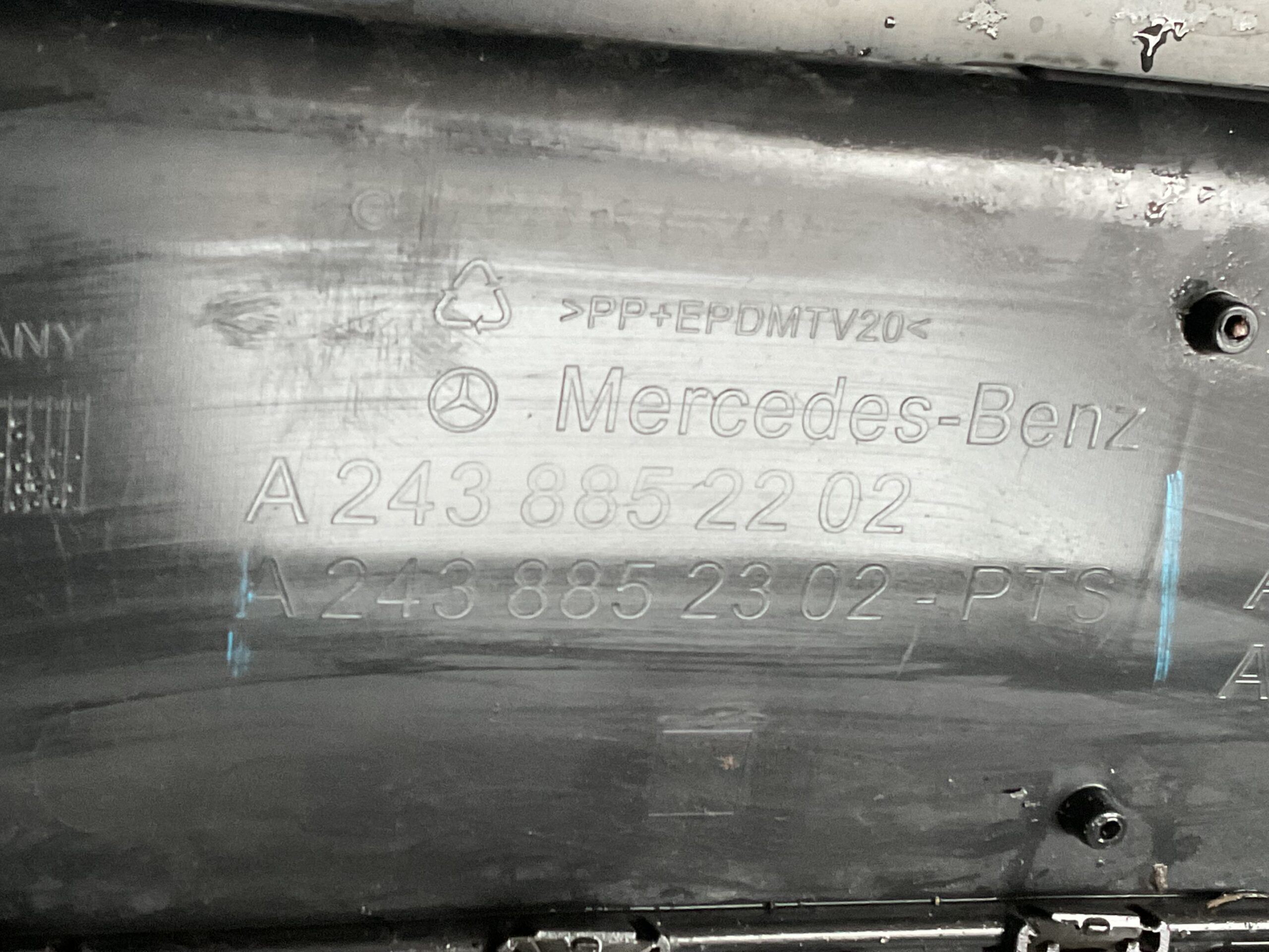 Bumper Mercedes EQB W243 Facelift 21- A2438852202 Achterbumper F4-17347z