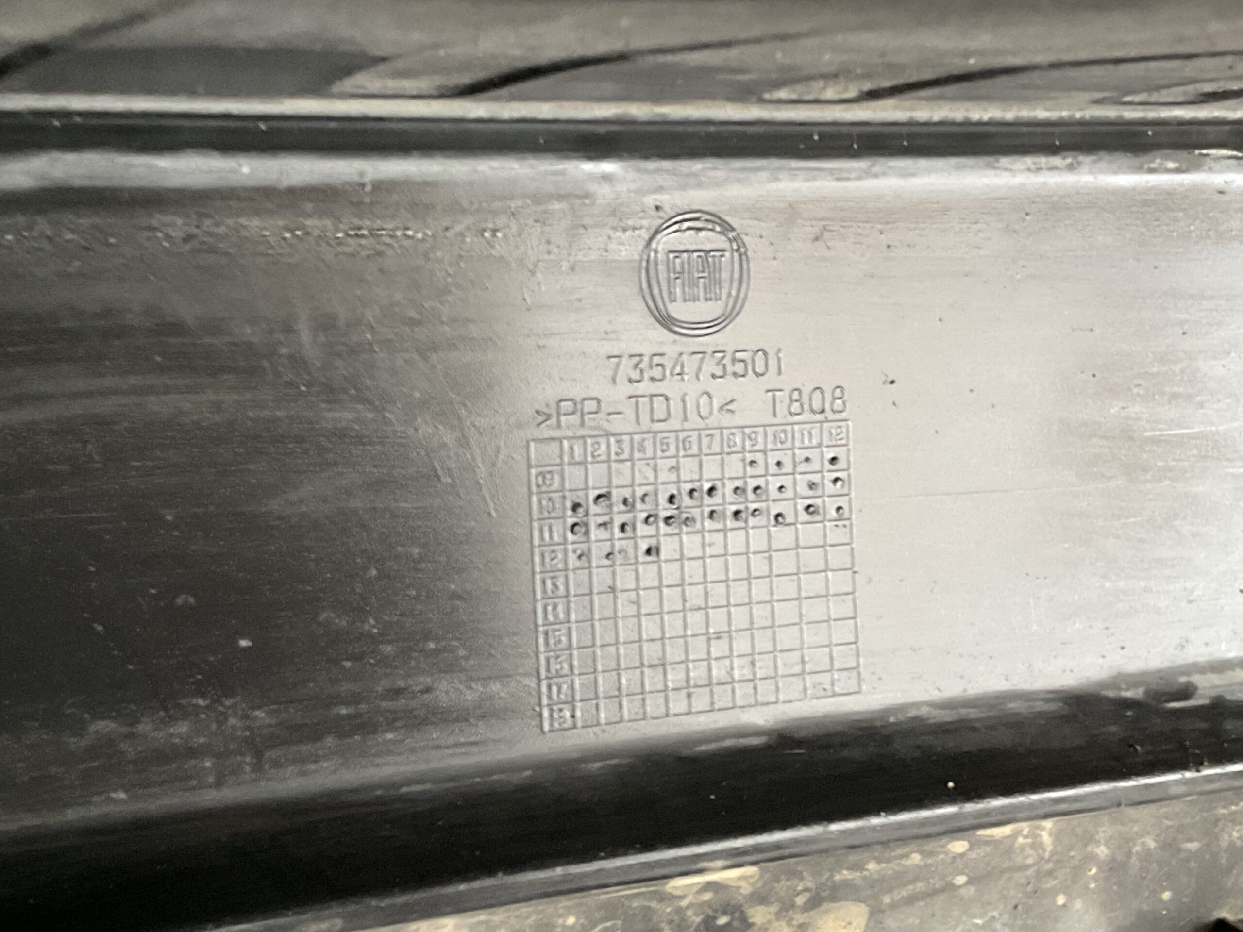 Bumper Fiat Doblo Combo 15-18 735473501 Achterbumper F4-16879z