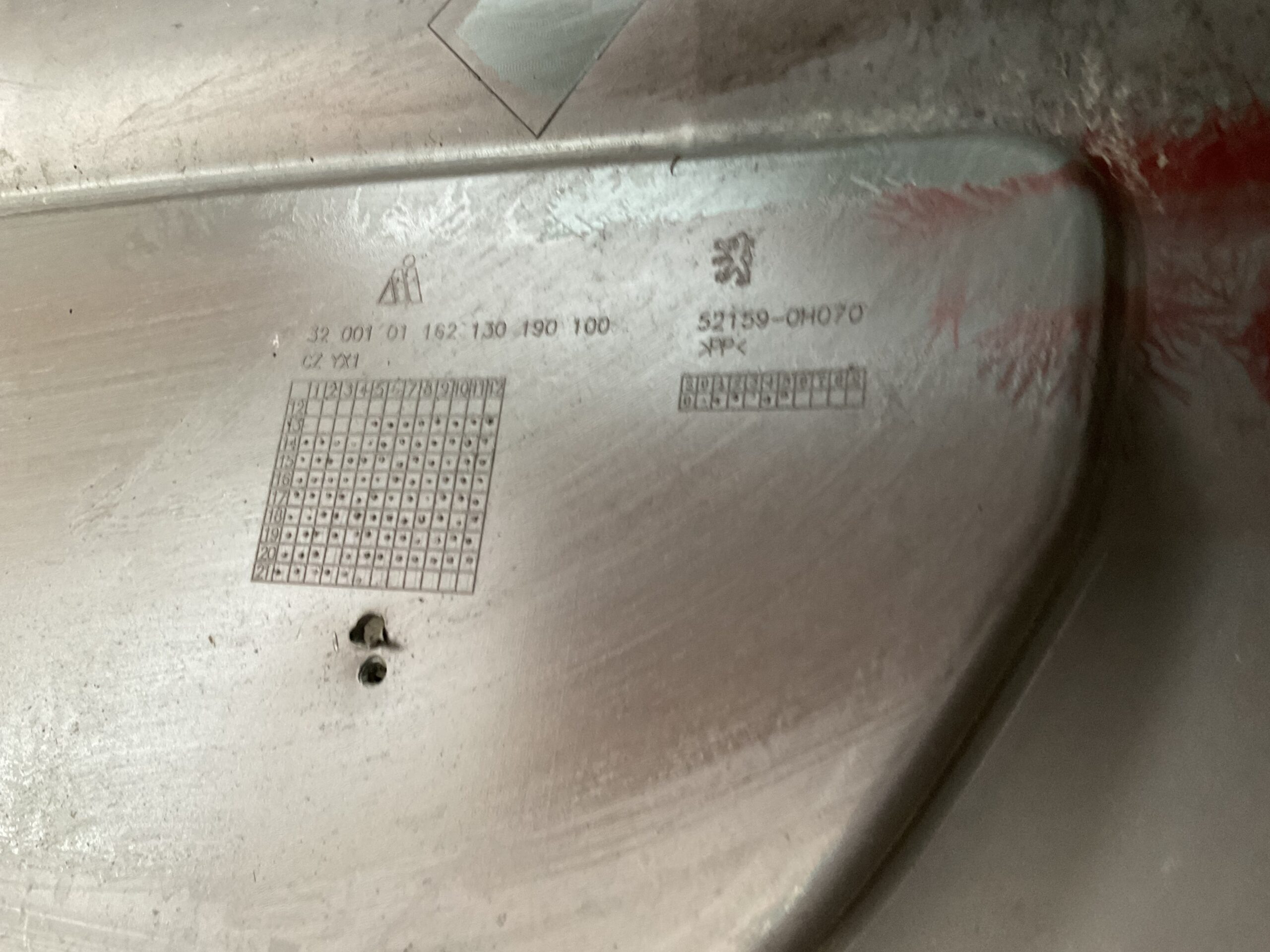 Bumper Peugeot 108 14-24 52159-0H070 Achterbumper F4-16893z