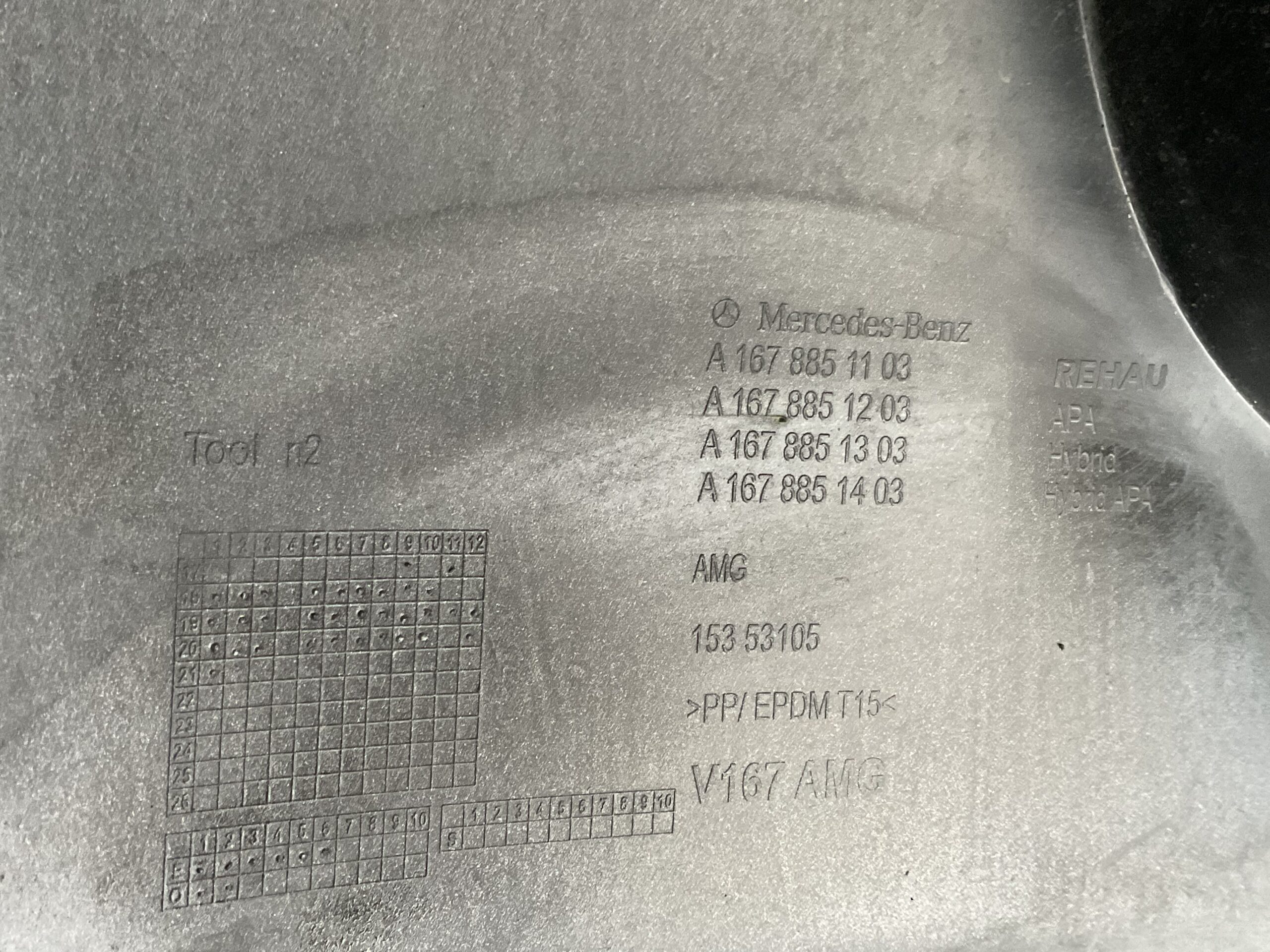 Bumper Mercedes GLE W167 AMG A1678851103 Achterbumper F4-16910z