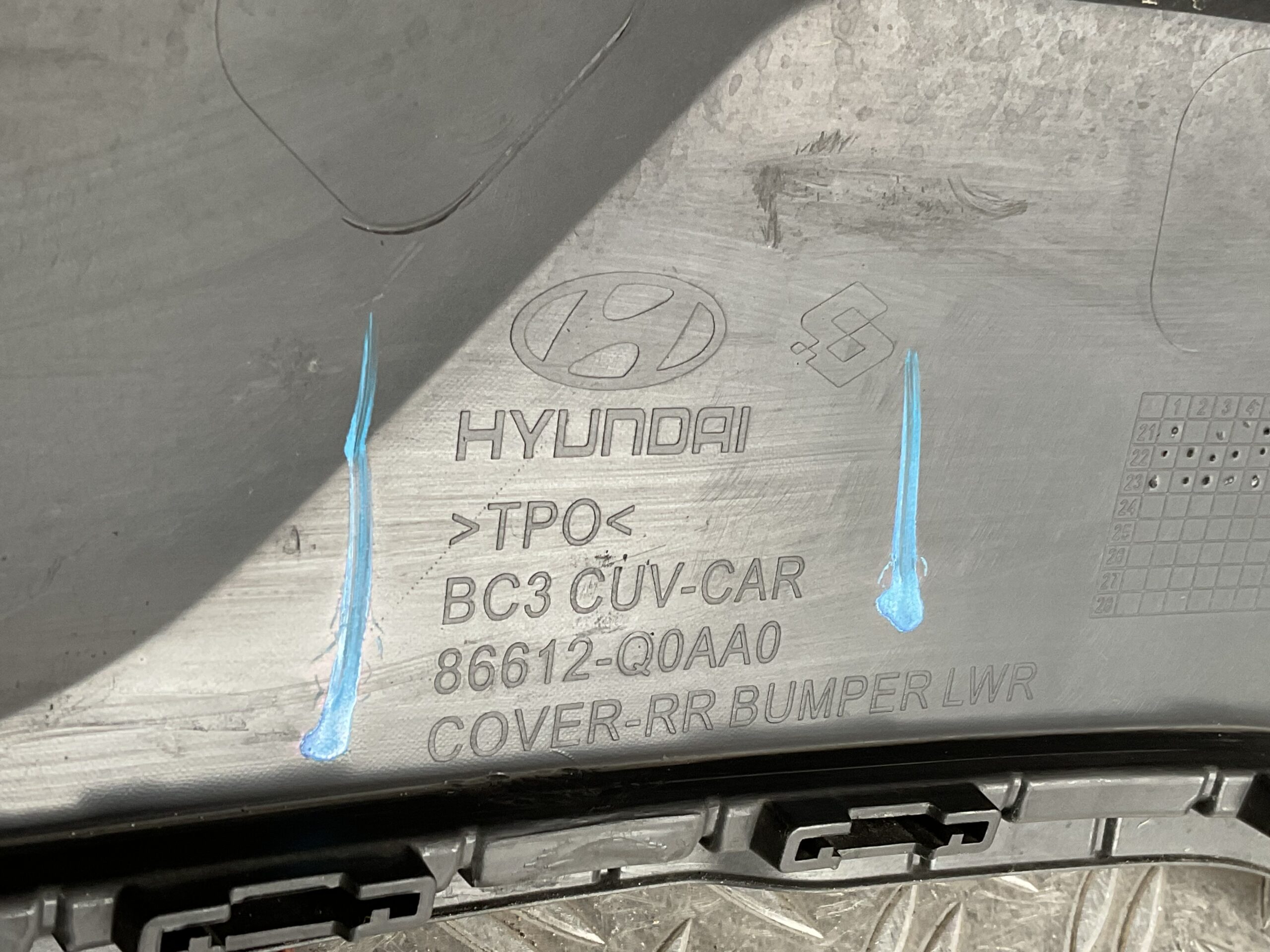 Bumper Hyundai Bayon 21- 86612-Q0AA0 Achterbumper F4-17429z
