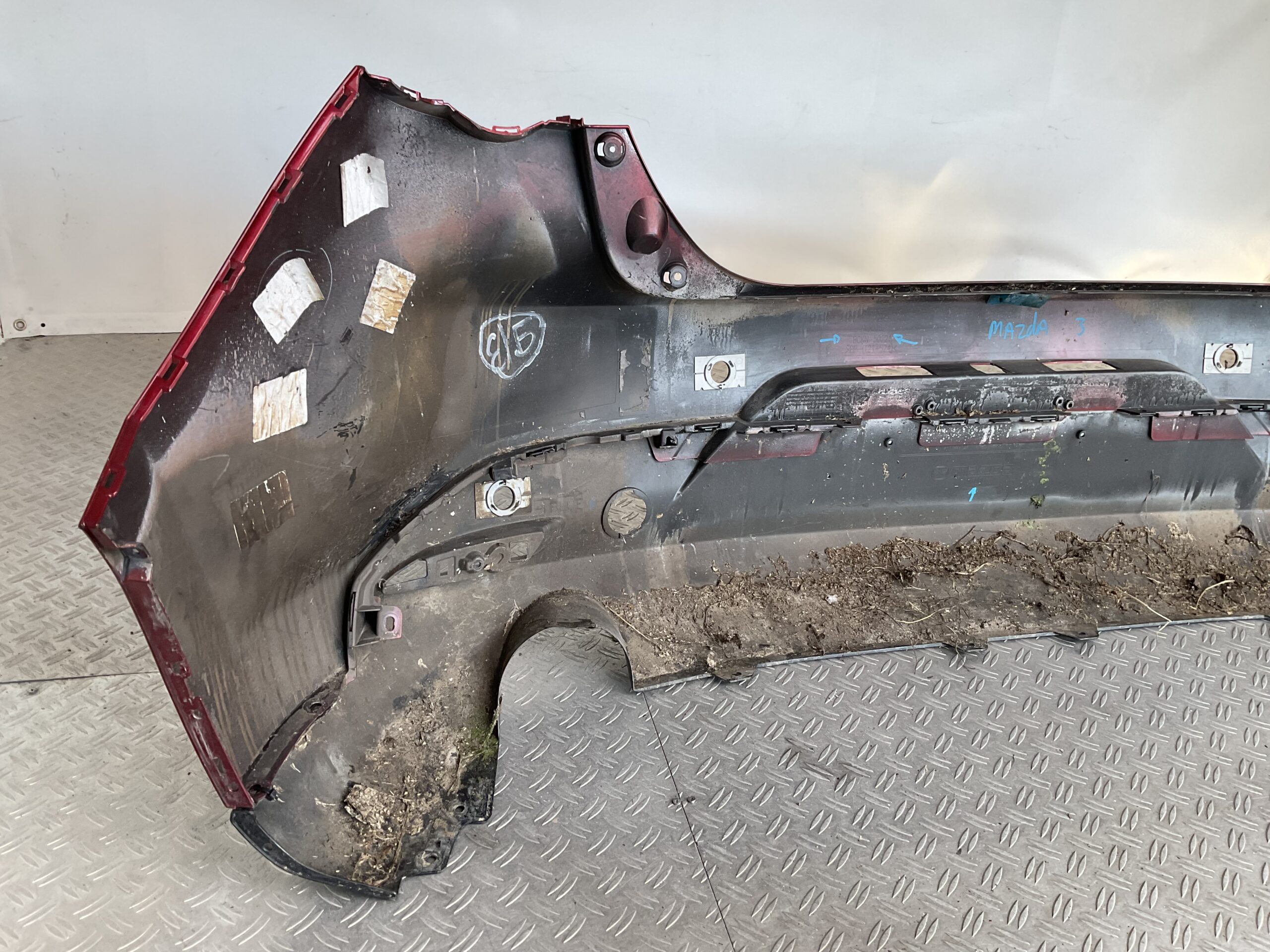 Bumper Mazda 3 Hachback K3006 pdc BCKN-50221 Achterbumper F3-17786z