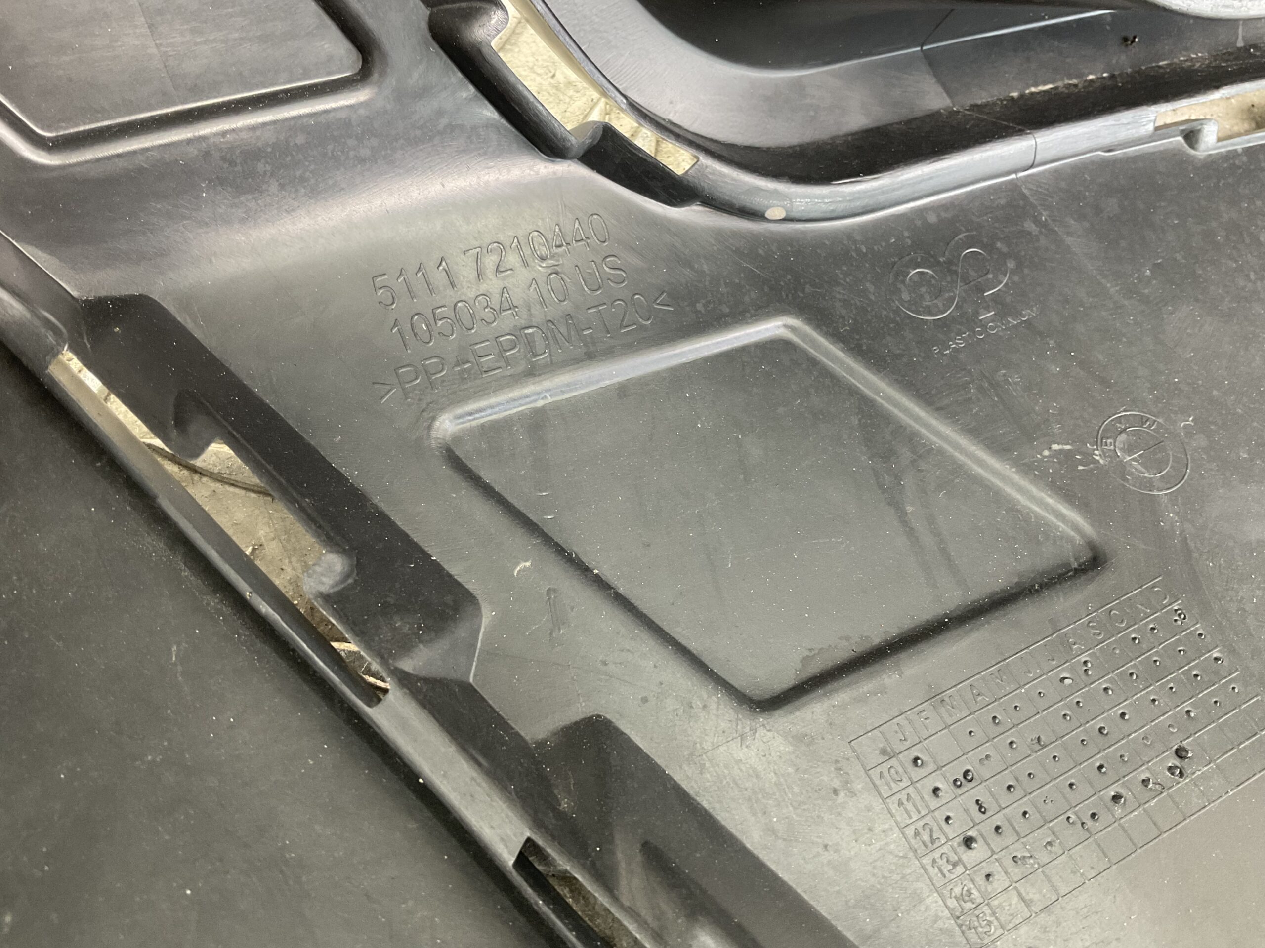 Bumper BMW X3 2011-2013 5111-7210440 Voorbumper K8-18501