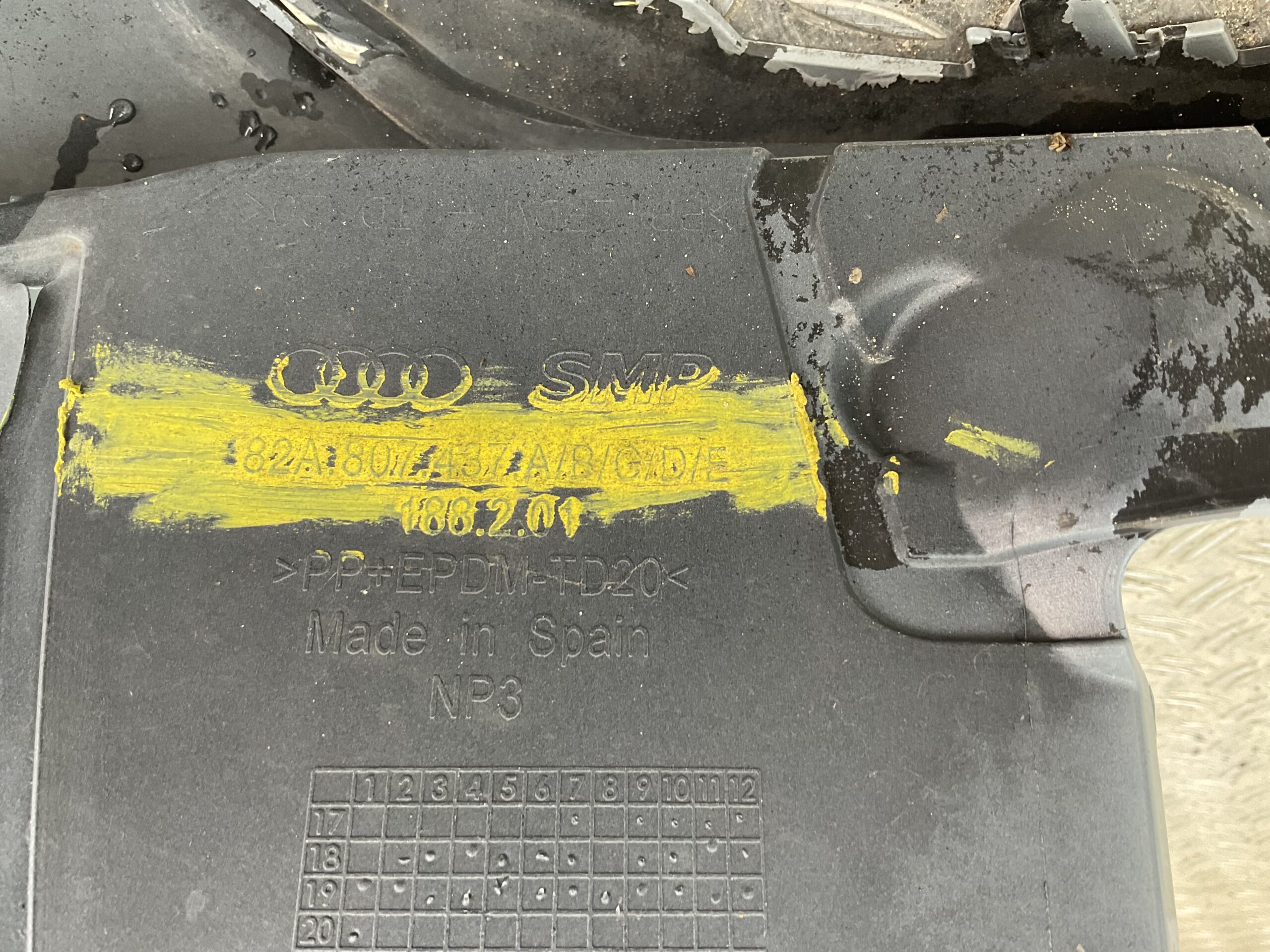 Bumper Audi A1 82A 19-23 kls 82A807437A Voorbumper H4-18902