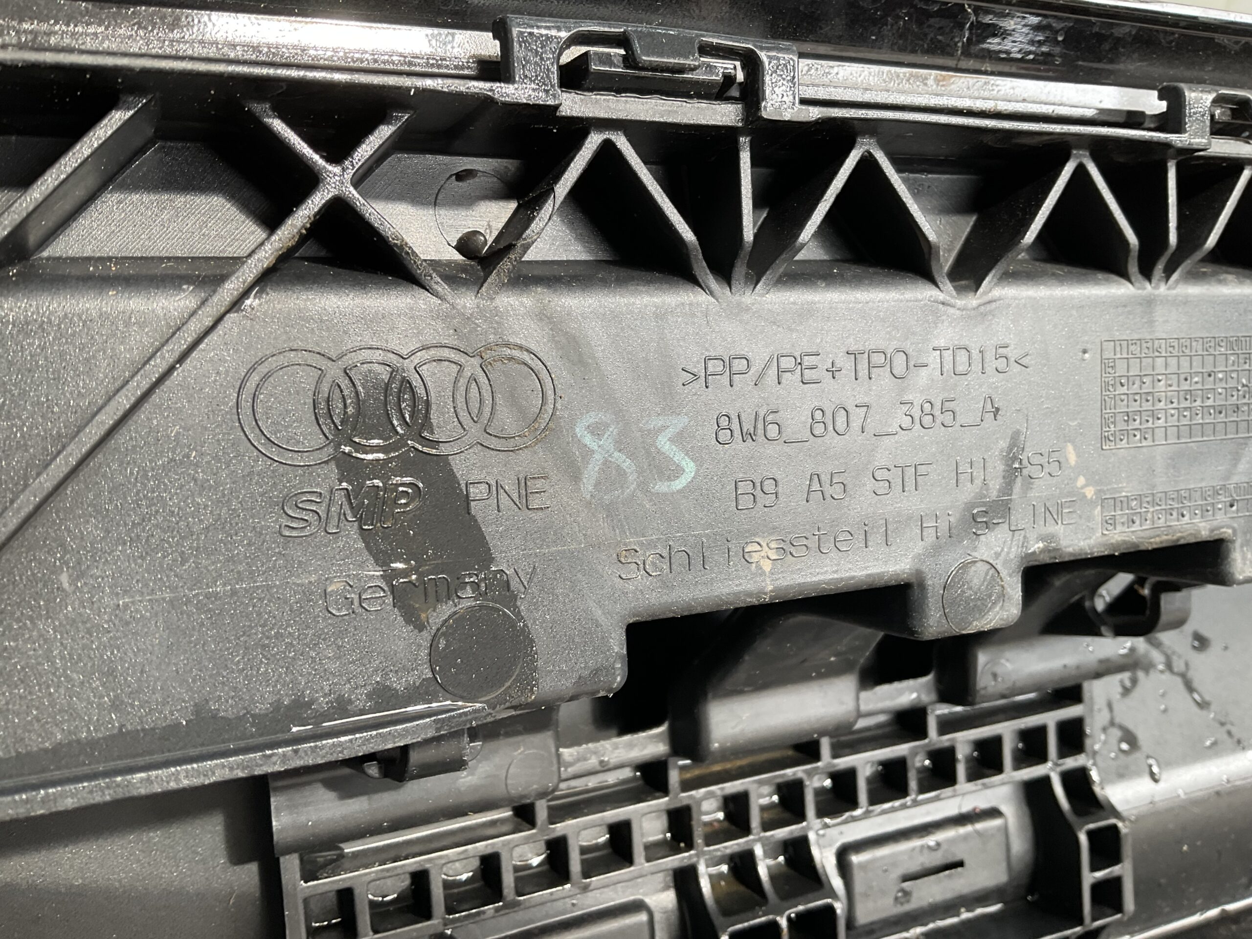 Bumper Audi A4 S4 B9 8W 15-19 8W6807511C Achterbumper F2-19118