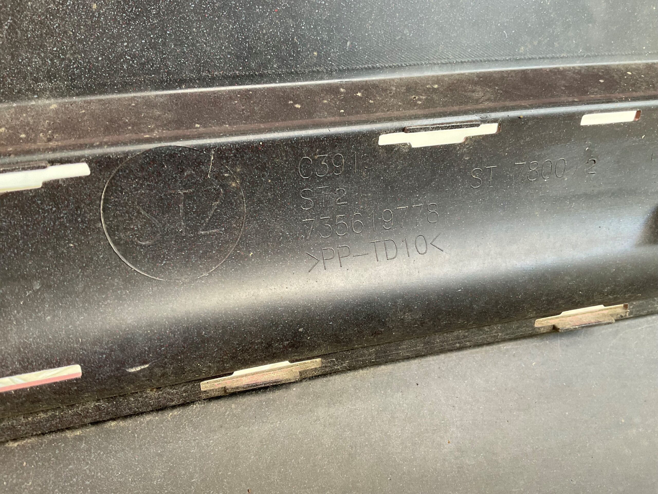 Bumper Fiat 500 Facelift 16- 735619778 Achterbumper F1-19545