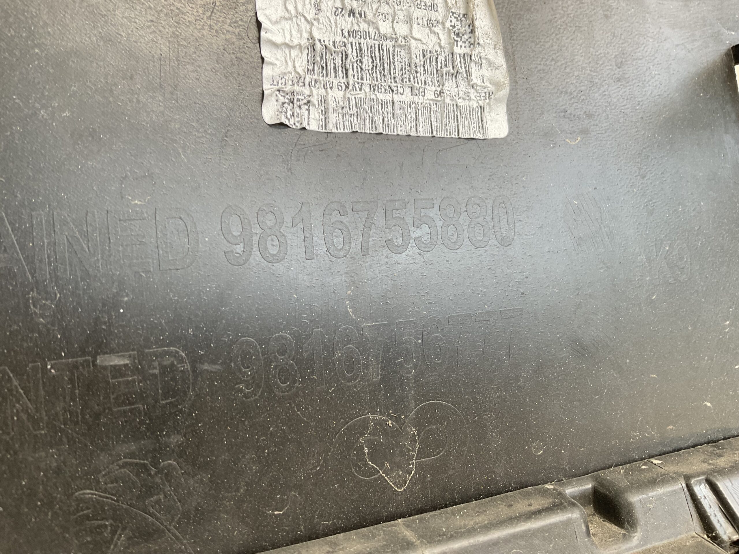 Bumper Peugeot Rifter 18-23 9816755880 Voorbumper J5-19871