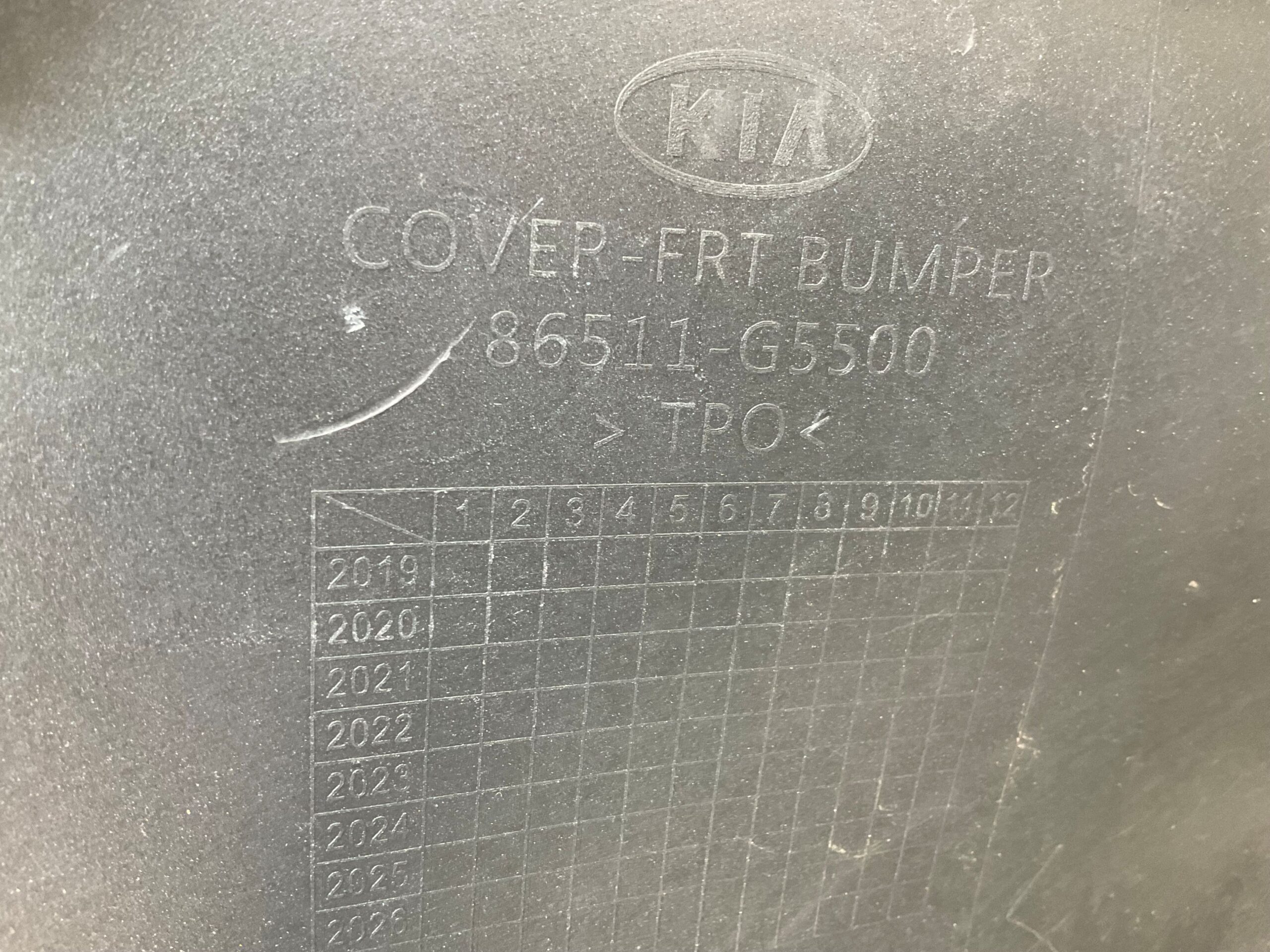 Bumper Kia Niro Facelift 19-22 86511-G5500 Voorbumper G5-19877