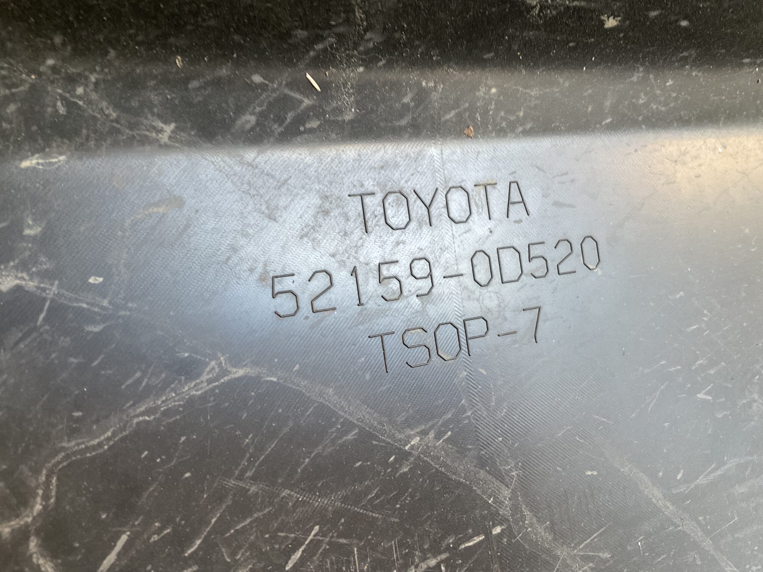 Bumper Toyota Yaris 2014-2017 52159-0D520 Achterbumper X1-20062