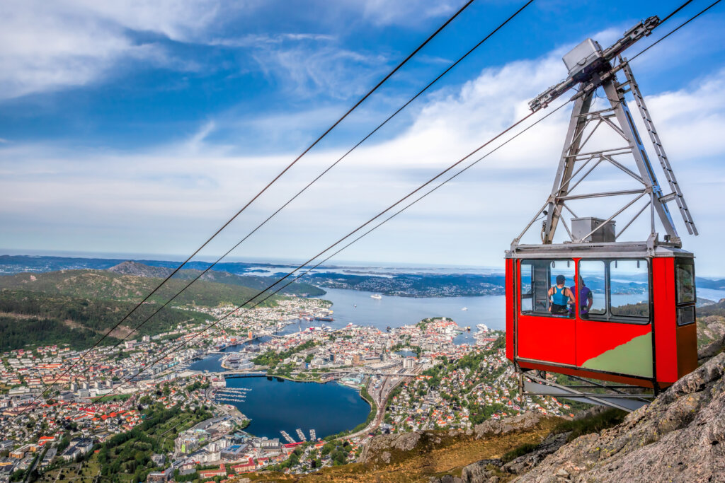 Bergen - kabelbaan - Noorwegen - Christoffel Travel