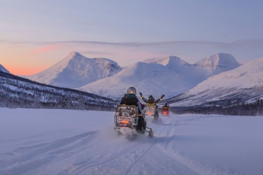 Malangen Resort - sneeuwscootersafari - Noorwegen - Christoffel Travel