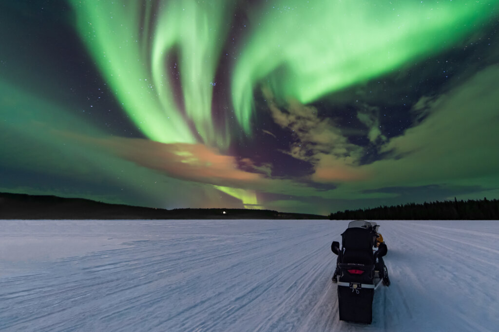 Sneeuwscooter - Noorderlicht - Fins Lapland - Christoffel Travel