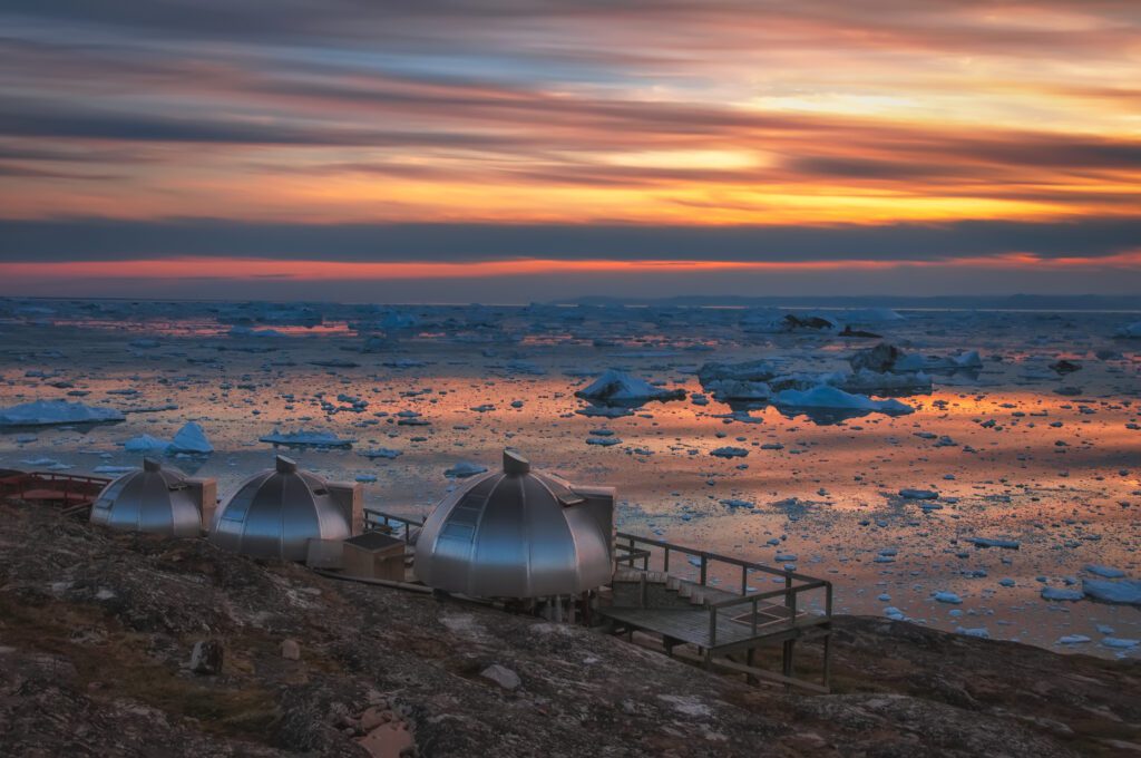zonsondergang-disko-bay-groenland-vakantie-christoffel-travel